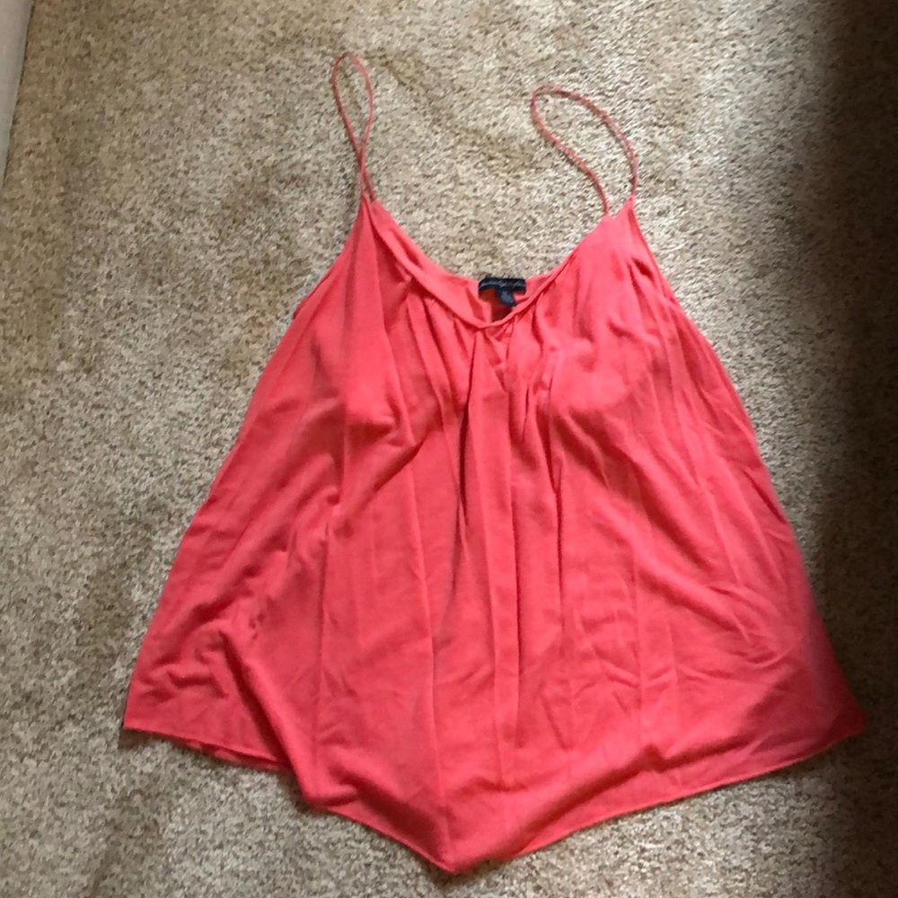 American Eagle Pink Flowy Tank Top